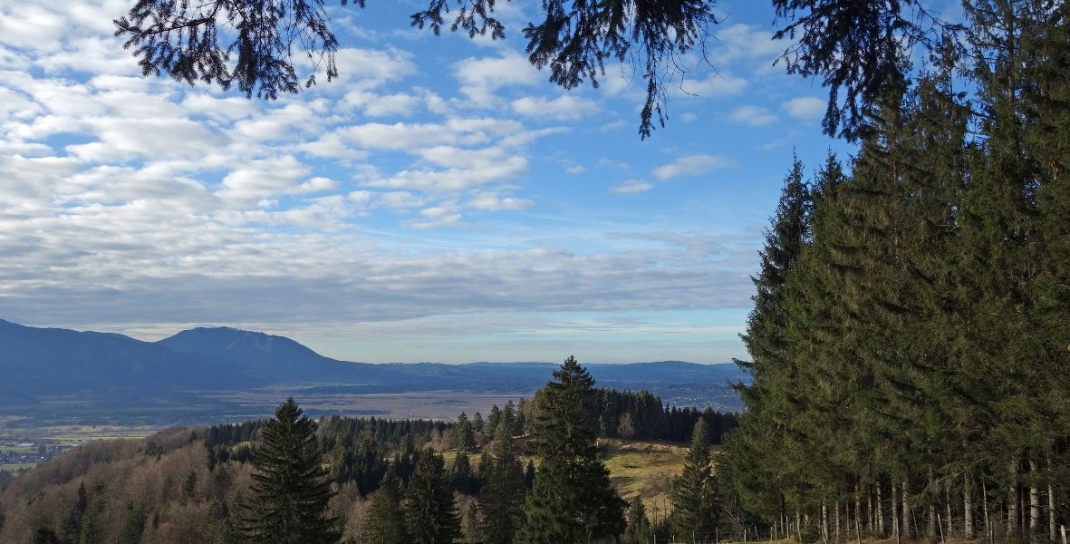 Aussicht Hohentann Richtung Murnauer Moos, © Tölzer Land Tourismus